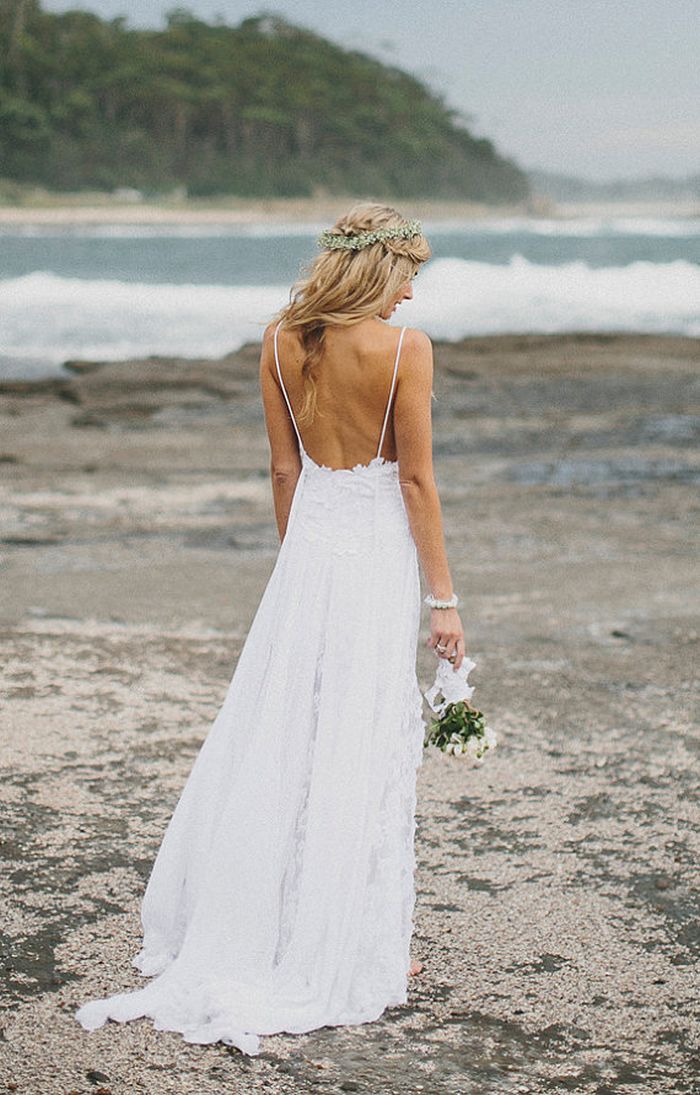 beach wedding dresses