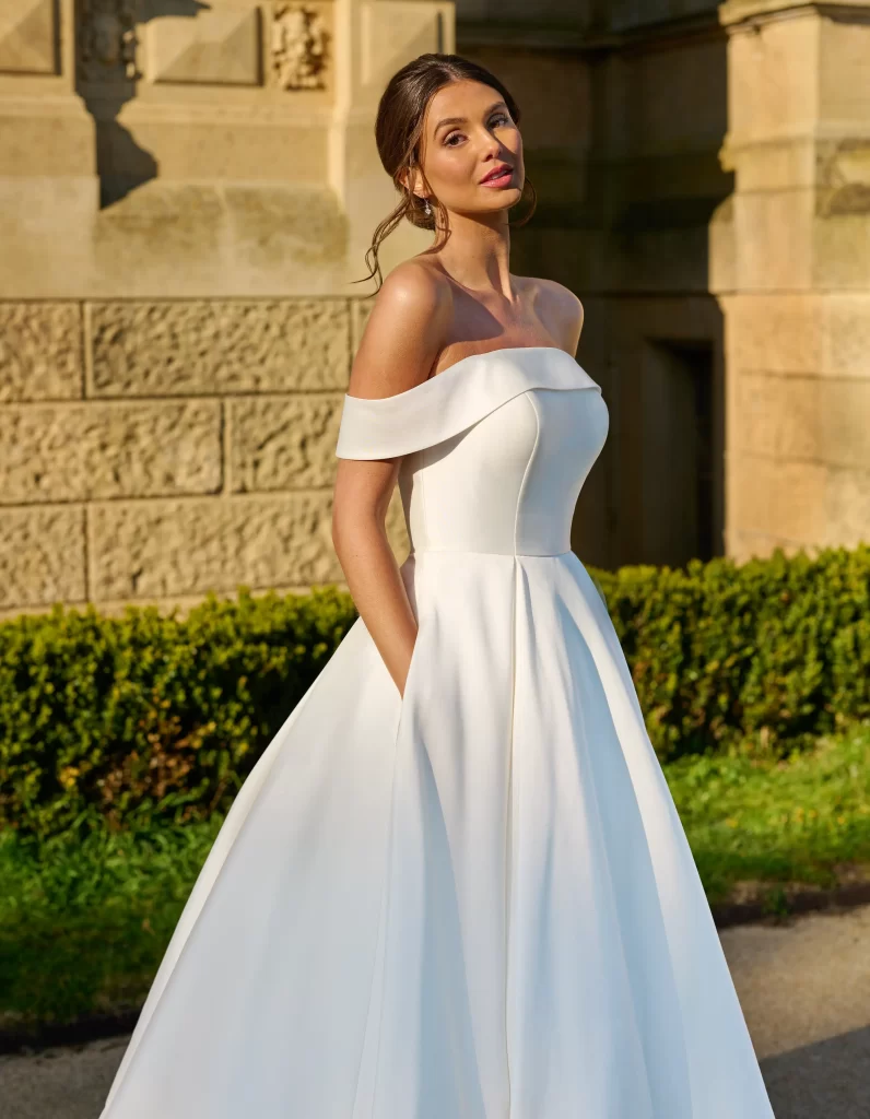 simple wedding dress