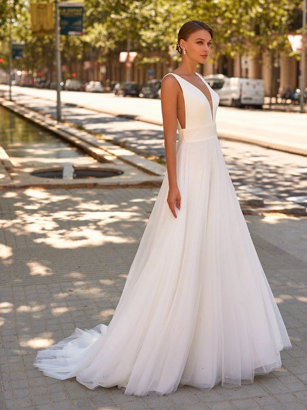 simple wedding dress